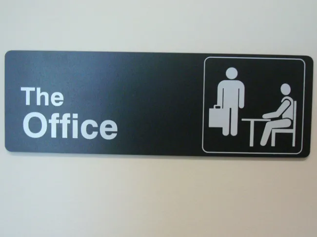 The Office sign